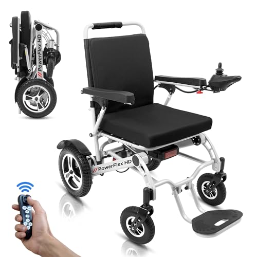 KosmoCare PowerFlex Heavy Duty Electric Wheelchair | Foldable & Portable Motorized Wheelchair | Long-Lasting Battery | Power Mobility Aid for Adults & Seniors